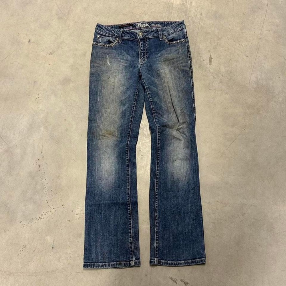 Y2K Dark Wash‎ Low Rise Bootcut Fall Essential Jeans